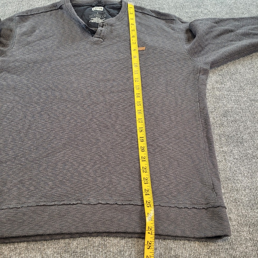 Lot of 2 Levis Henley Lightweight Sweaters Mens L Long Sleeves - Picture 4 of 15